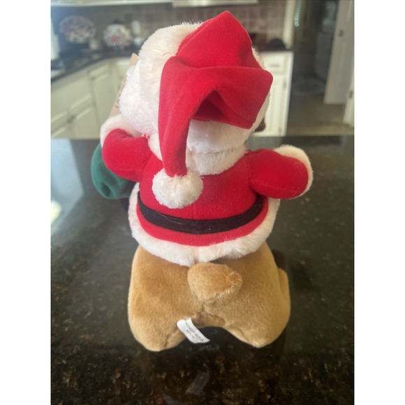Seymour Mann Animated‎ Talking Singing Reindeer Santa Christmas Collectibles NWT - Picture 4 of 9